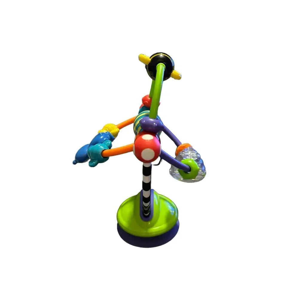 Nuby Silly Spinwheel Toy with Suction Base - Interactive High Chair Toy